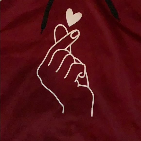 Maroon hoodie - Picture 2 of 3
